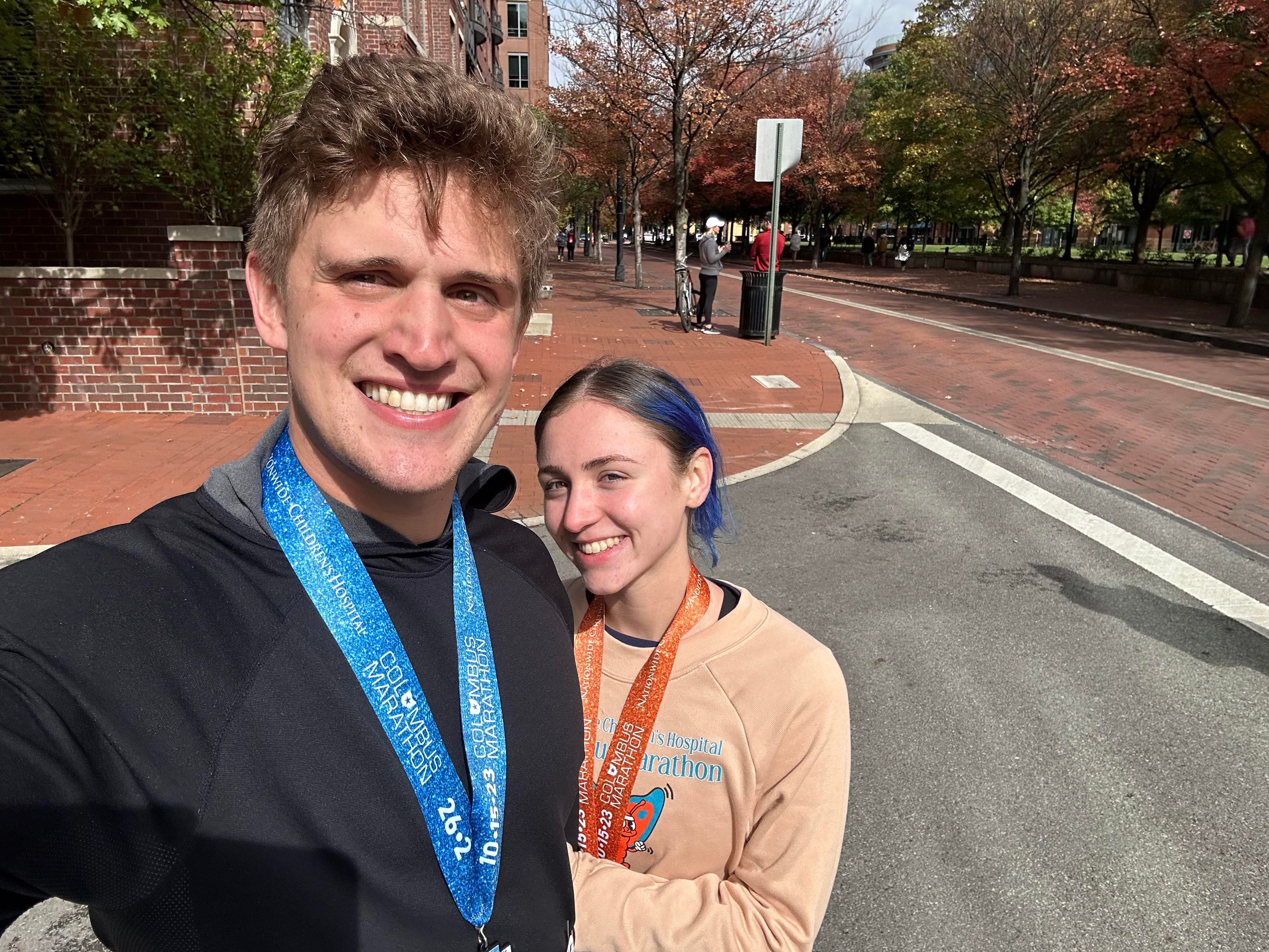 A photo of CJ and Scotlynne together